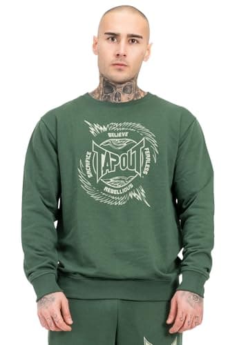 Image of Tapout Men's Spirit Sweat Sweatshirt, Green/Green, L