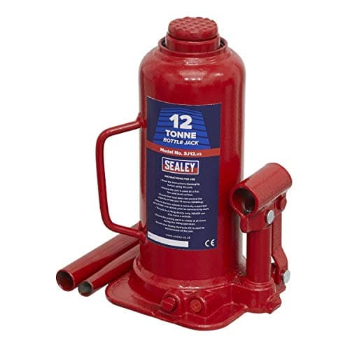 Image of Sealey SJ12 12tonne Bottle Jack, Red