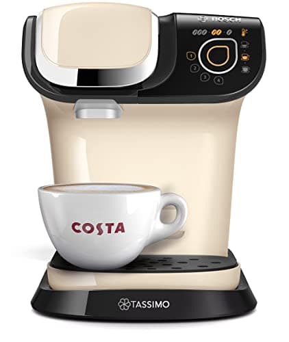 Image of Tassimo by Bosch My Way 2 TAS6507GB Coffee Machine, 1500 Watt, 1.3 Litre - Cream