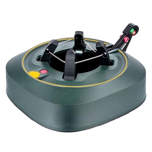 Image of EPISENT Christmas Tree Stand with 3.2 L Water Tank, Fits Real Trees up to 2.5 m, Foot Pedal Quick Lock with Steel Cables, Heavy Duty Non Slip 35 cm Base, One Person Easy Setup