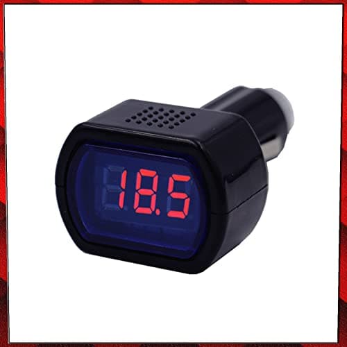 Image of Multibao 12V/24V LED Car Cigarette Socket Voltmeter Voltage Battery Tester Detector Meter for Auto Car Truck