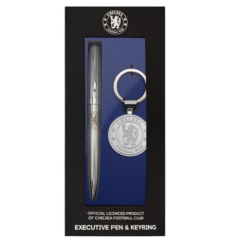 Image of Chelsea Pen & Keyring Official Football Executive Gift Boxed