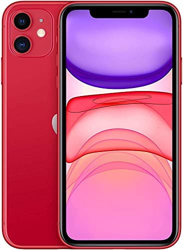 Image of Apple iPhone 11, 128GB, (PRODUCT)RED (Renewed)