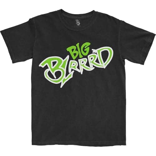 Image of Pooh Shiesty T Shirt Big Blrrrd Logo Official Mens Black L