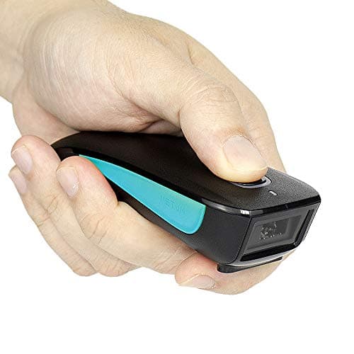 Image of NETUM Wireless 1D Laser Barcode Scanner Bluetooth Compatible USB Barcode Reader with Small Bag USB Automatically Works with Windows, Mac, Android, iOS Phones, Tablets or Computers - C830