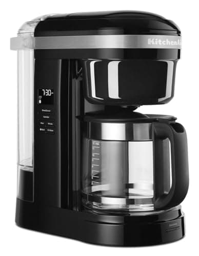 Image of KitchenAid KCM1208OB Drip Coffee Maker, 12 Cup, Onyx Black