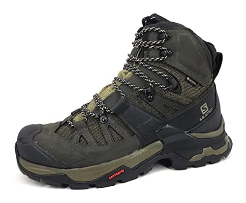 Image of SALOMON Quest 4 GTX High Rise Hiking Boots, Olive Night/Peat/Safari