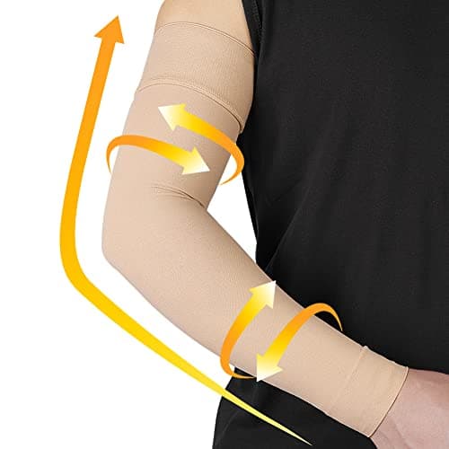 Image of beister Medical Compression Arm Sleeve for Men Women(Single), 20-30 mmhg Full Arm Support for Pain Relief, Lymphedema
