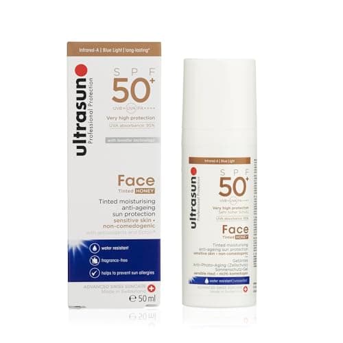 Image of Ultrasun Face Tinted Honey SPF50+ 50ml