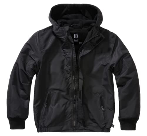 Image of Brandit Kids Frontzip Windbreaker, color: black, size: S 122