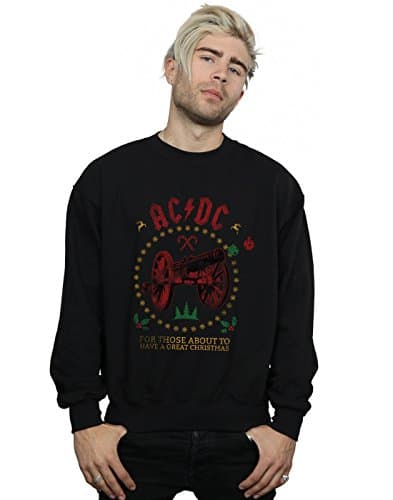 Image of AC/DC Men's Christmas for Those Sweatshirt XX-Large Black