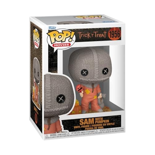 Image of Funko Pop! Movies: Sam With Pumpkin - Trick R Treat - Collectable Vinyl Figure - Gift Idea - Official Merchandise - Toys for Kids & Adults - Horror Fans