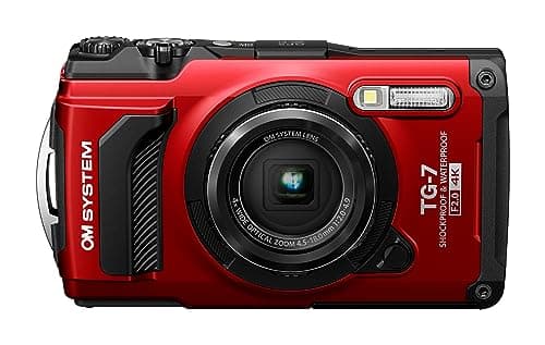 Image of OM System Tough TG-7 Digital Camera - Red (Successor Olympus TG-6)
