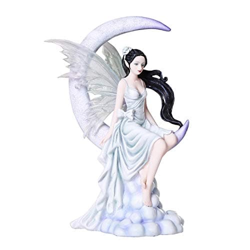 Image of Pacific Giftware Celestial Frost Moon Fairy Official Nene Thomas Collectible Figurine 12 inch H