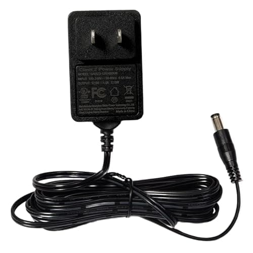 Image of Sebikam 12V 1A Power Supply Adapter, AC 100-240V to DC 12 Volt 1000mA, 5.5mm x 2.1mm Wall Plug 9.84Ft Cord Us Supply for Security CCTV Camera System NVR DVR LED Strip Light