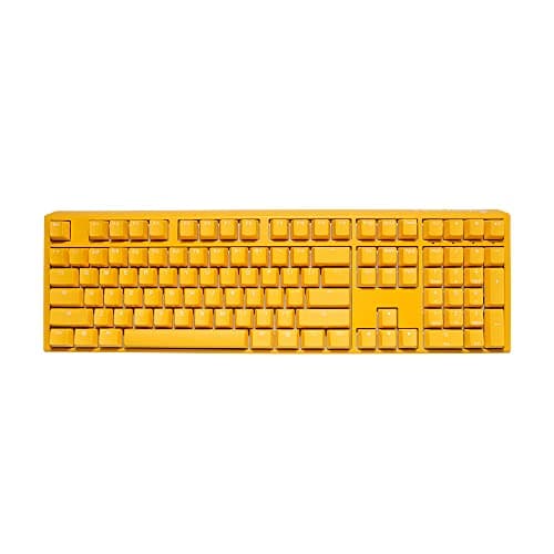 Image of Ducky One 3 Yellow Gaming Tastatur, RGB LED - MX-Blue (US)