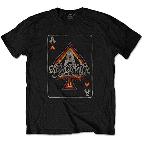 Image of Aerosmith Mens Tshirt -2XL- Ace Black