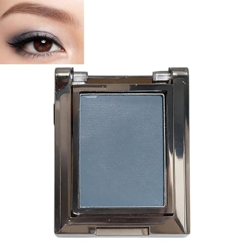 Image of Matte Blue Single Eyeshadow,High Pigment Pressed Powder,Long Lasting Waterproof & Sweat Resistant,Smooth Blendable Buildable Finish,Lightweight Eye Makeup,Professional Travel Friendly Use(Blue)