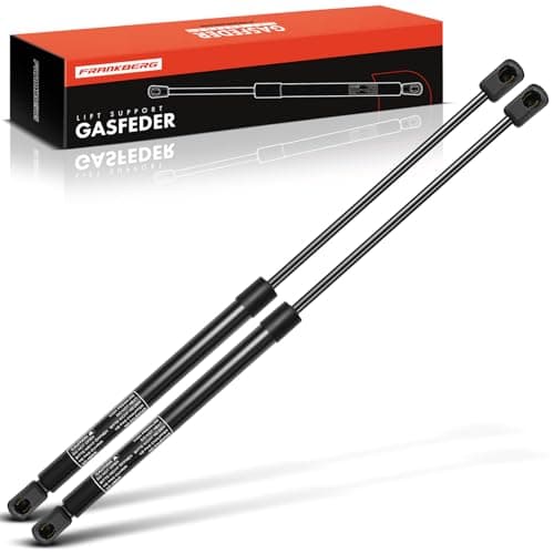 Image of Frankberg 2x Gas Strut Tailgate Left and Right Compatible With 206 CC 2D All Engine Convertible 2000-2010 Replace# 9637115080