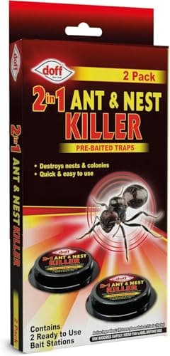 Image of FERRIS | 2pk Ant Killer Bait Station Destroys Ants and their Nests | Ant Traps used Indoors, Kills Ant Colonies Use at Home & Garden | Strongest Control System - Clean and Easy to Use, Creates No Mess