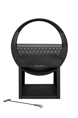 Image of La Hacienda Garden Fire Pit Classic – Camacha Open Mesh | Outdoor Fire Pit & Patio Heater, Garden Fire Bowl with Cooking Grill, Steel, for Outdoor Heating & Ambience