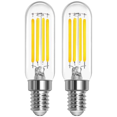 Image of Blakapoo T22 E14 LED Bulbs 3W Warm White 2700K, SES Pygmy Bulbs Replacement for E14 Fridge Bulb 28W/40W, AC 220-240V, 300 Lumen, Non-Dimmable, Small Screws Night Light Bulbs, 2 Pack
