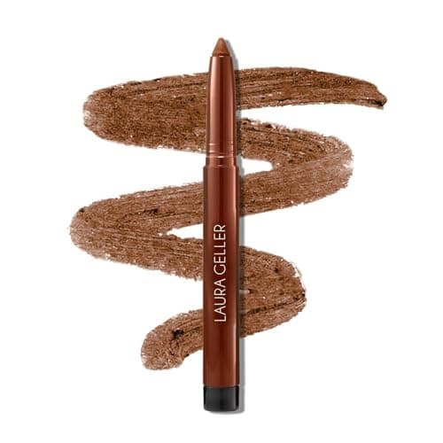 Image of LAURA GELLER NEW YORK Kajal Longwear Kohl Eyeliner Pencil with Caffeine, Smooth & Blendable Makeup, Antique Bronze