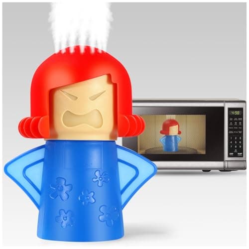 Image of Angry Mama Microwave Oven Steam Cleaner, Spardar Microwave Cleaner Disinfects With Vinegar and Water for Kitchens, The Fun and Easy Way to Steam Clean Crud with Amazing Results