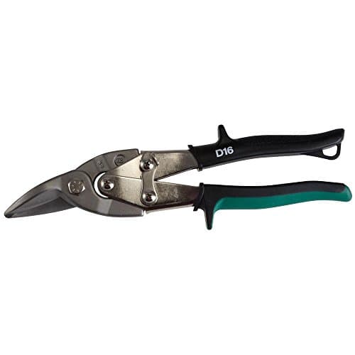 Image of BESSEY D16 Right, Straight Cut Aviation Snip, High-Grade Steel Cutting Precision Metal Cutting Tool, up to HRC59, Micro-serrations for Slip Proof Cutting