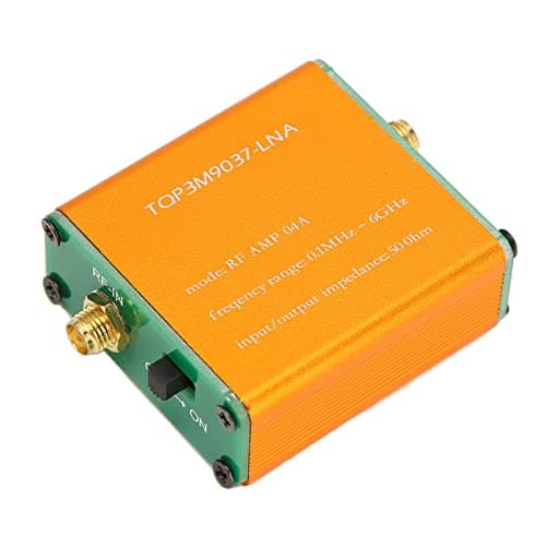 Image of 0.1MHz‑6GHz Full Band Amplifier Preamplifier, Professional 20dB Low Noise High Gain LNA RF Power Preamplifier Module for RF Software Defined Radio (Ship with 2500mAh Li Ion
