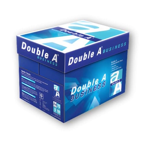 Image of Double A Business A4 75gsm Multipurpose Printer Copier Paper – 2500 Sheets (5 x 500), Printing Paper for Laser, Inkjet, Copy & Fax, Printer Paper A4 White, Printer Paper for Home & Office