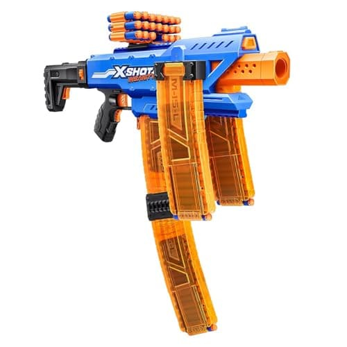 Image of X-Shot Insanity Motorised Clip Mania - Includes Dart Magazine, Dart Holder & 72 Darts