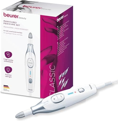 Image of Beurer MP42UK Pedicure & Manicure Set Nail Care Professional Kit 7 Attachments