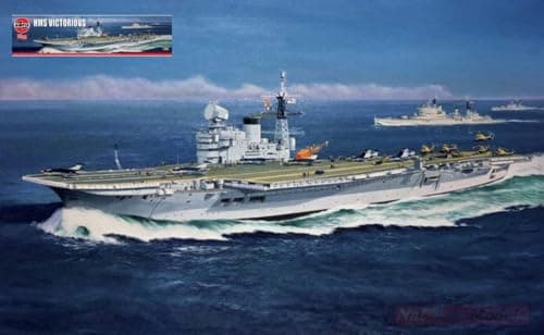 Image of KIT DA MONTARE IN SCALA COMPATIBILE CON HMS VICTORIOUS KIT 1:600 AIRFIX A04201V