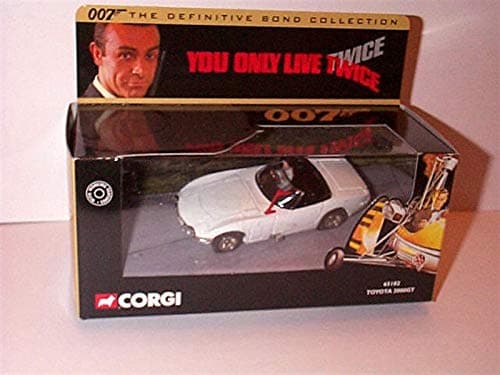 Image of corgi JAMES B0ND white toyota 2000GT car the definitive collection 1:36 scale diecast model
