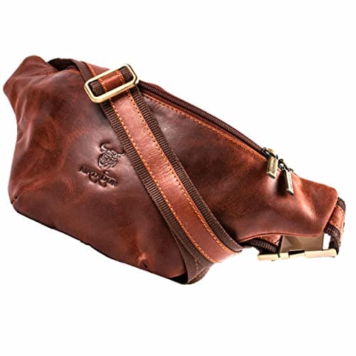 Image of MATADOR 3118Fashion Waist Pack Brown Antique Brown 24 x 9 x 7 cm