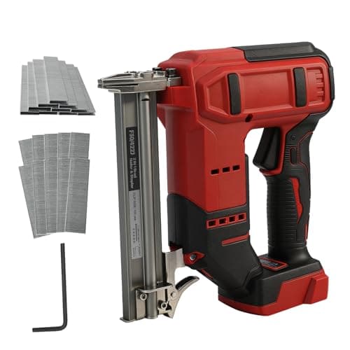 Image of Cordless Brad Nailer for Milwaukee M18 18V Battery, 2-in-1 Cordless Nail Gun Staple Gun with 1000 Nails and 1000 Staples, 18GA Brushless Nail-Gun for Home Improvement & Woodworking