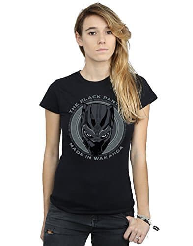 Image of Marvel Women's Black Panther Made in Wakanda T-Shirt Black Small