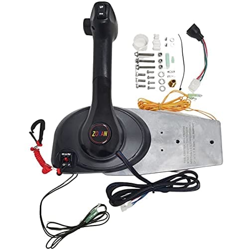 Image of Outboard Remote Control Box 8M0011213 Throttle Concealed Side Mount For Mercury