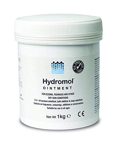 Image of Hydromol Ointment, for The Management of Dermatitis, Eczema, Psoriasis and Other Dry Skin Conditions, Day and Night Treatment, suitable for sensitive skin, SLS Free, non-steroidal, for all ages, 1 kg