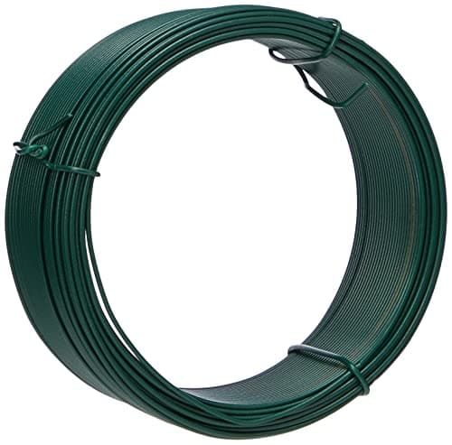 Image of Merriway® BH00134 Plastic Coated Garden Wire, 1.2 mm x 0.75 (30 meters) - Green