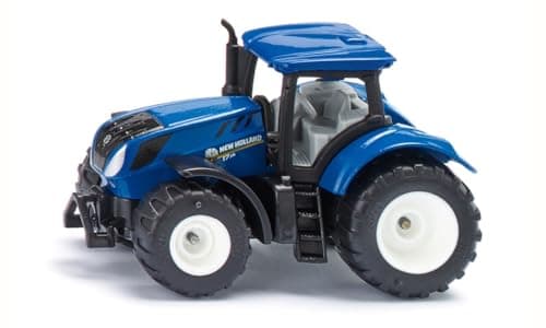 Image of siku 1091, New Holland T7.315 Tractor, Metal,Plastic, Blue, Detachable cab and trailer hitch