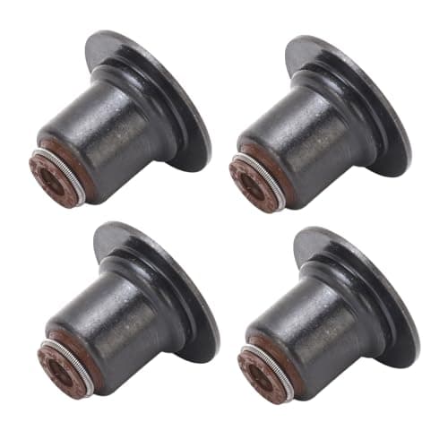 Image of 16 Pcs Valve Stem Oil Seal, Valve Stem Seal Set 11340033950 Rubber Valve Stem Oil Seal for R55 R56 R57 R58 All Petrol Models