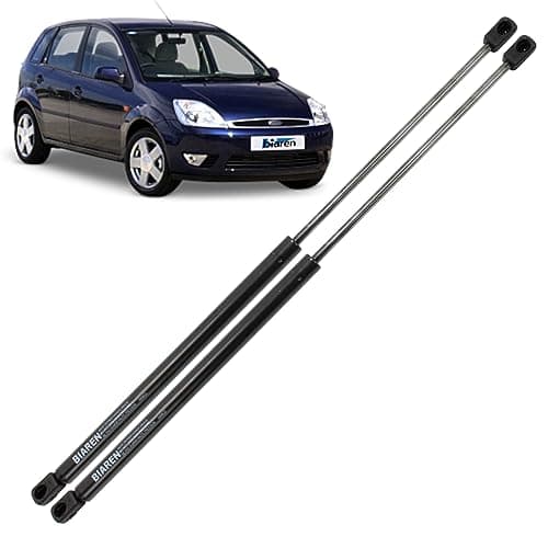 Image of BIAREN 2x Rear Tailgate Boot Gas Struts For Ford Fiesta 2002-2008 4/5 Doors Lift Support System 440 (N) 600 MM 1224731 2S61A406A10AC