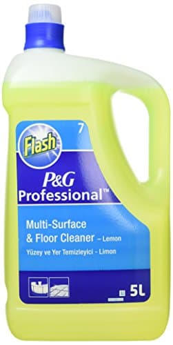 Image of Flash 845234 All Purpose Cleaner for Washable Surfaces 5 Litres Lemon Fragrance Ref VPGFLL5