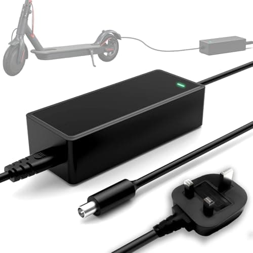 Image of 42V 2A Electric Scooter Charger for M365, Pro, Pro 2, 3, 4, 5 Elite, 1s, Segway Ninebot Scooter G30 ES1 ES2 ES3 ES4 E22E, 36V Battery Charger for Aovo, Bird, Lime, Spin, Skip and More