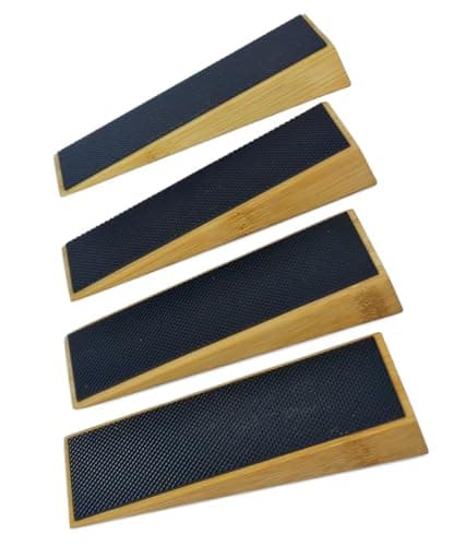 Image of 4 Pieces,Door Wedges,Door Stop, Wooden doorwedge, Wooden Door Stops, Door Stop Wedge, Door Stopper, Door Wedges Indoors, Doorstop, Door Wedge Heavy Duty,Doorstop Weighted, doorstops Animals.
