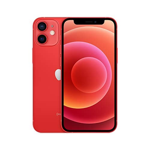Image of Apple iPhone 12 mini, 128GB, (Product)Red - (Renewed)
