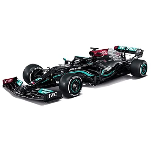 Image of Maisto Tech R/C F1 MERCEDES (Hamilton) Premium, High-Performance Radio Control Formula 1 Race Car - 2.4GHZ - 1:24 Scale, Black