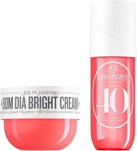 Image of Sol de Janeiro Bom Dia Bright Cream, 75ml & Cheirosa 40 Hair and Body Fragrance Mist, 90ml - Travel Size Set